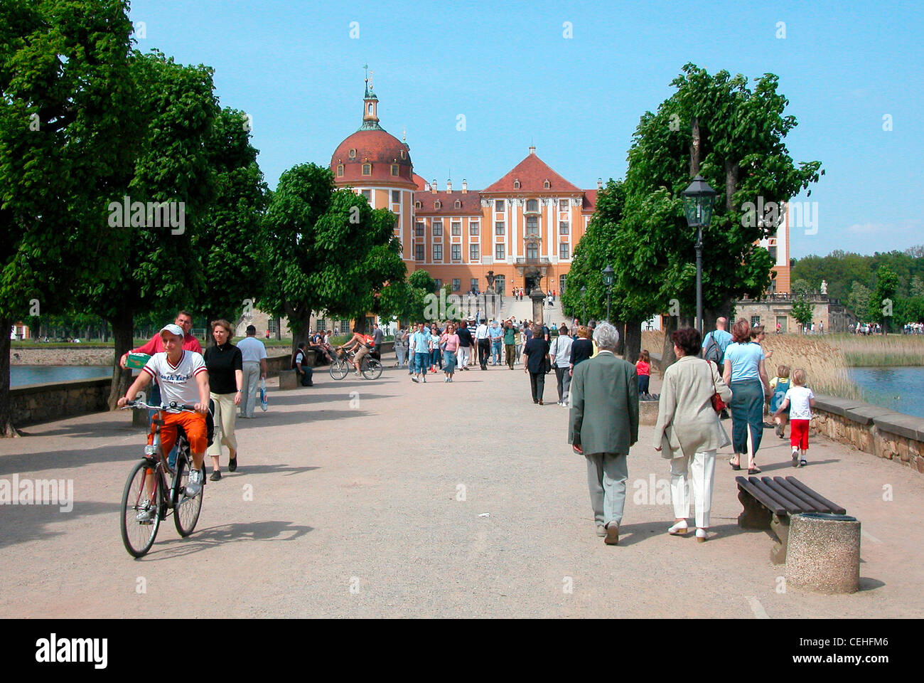 Moritzburg castle near Dresden. Stock Photo