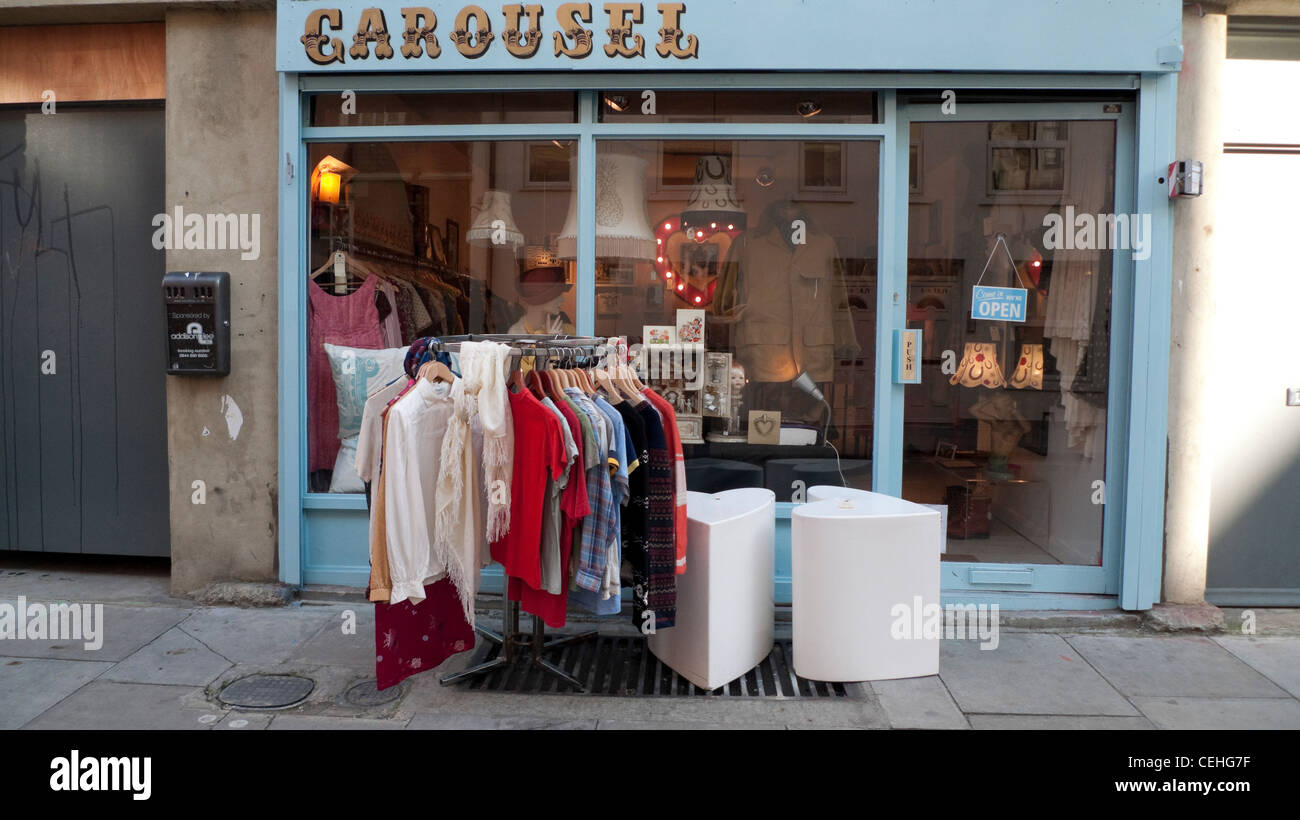 Vintage Store With Vintage Signs High Resolution Stock Photography and