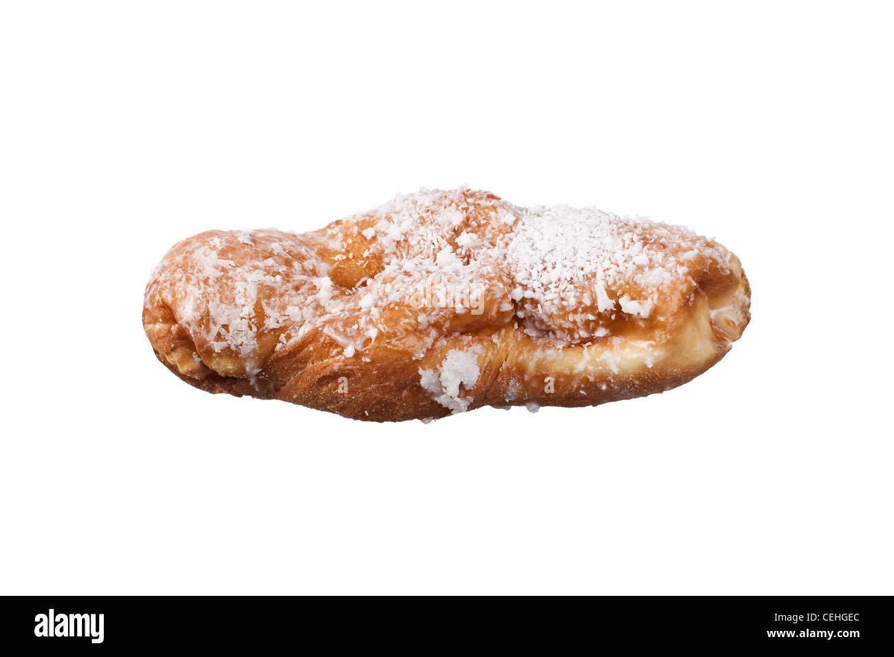 Sweet sugar donut isolated on white Stock Photo Alamy