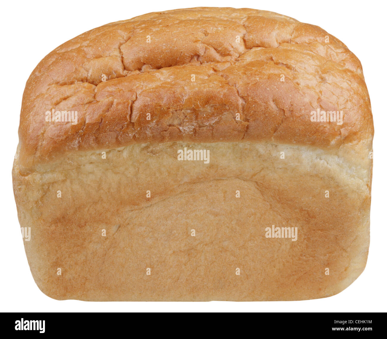 wheaten bread on white background Stock Photo