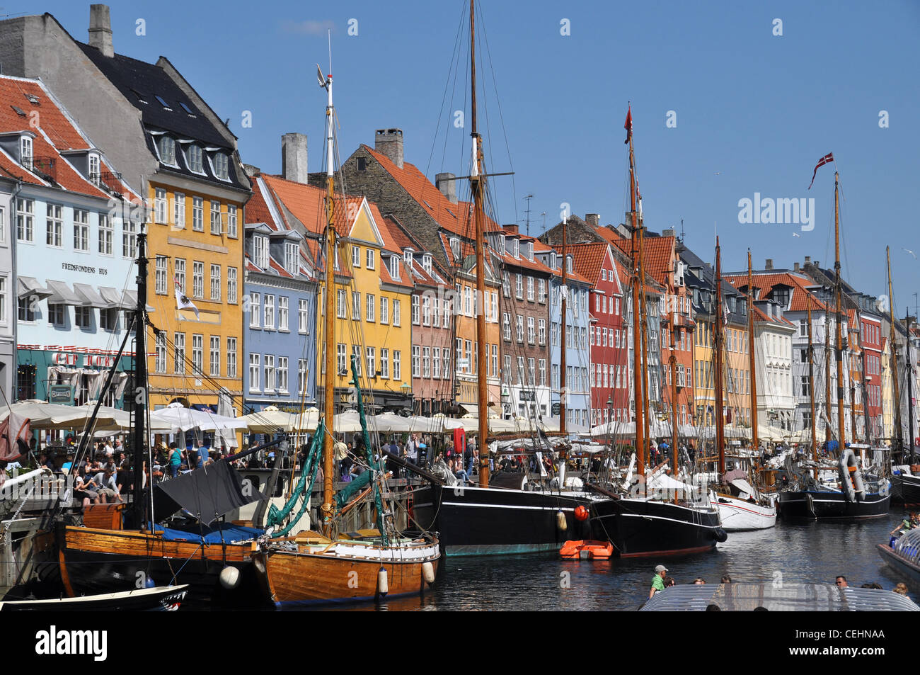 Nyhavn, Copenhagen, Denmark, Europe Stock Photo
