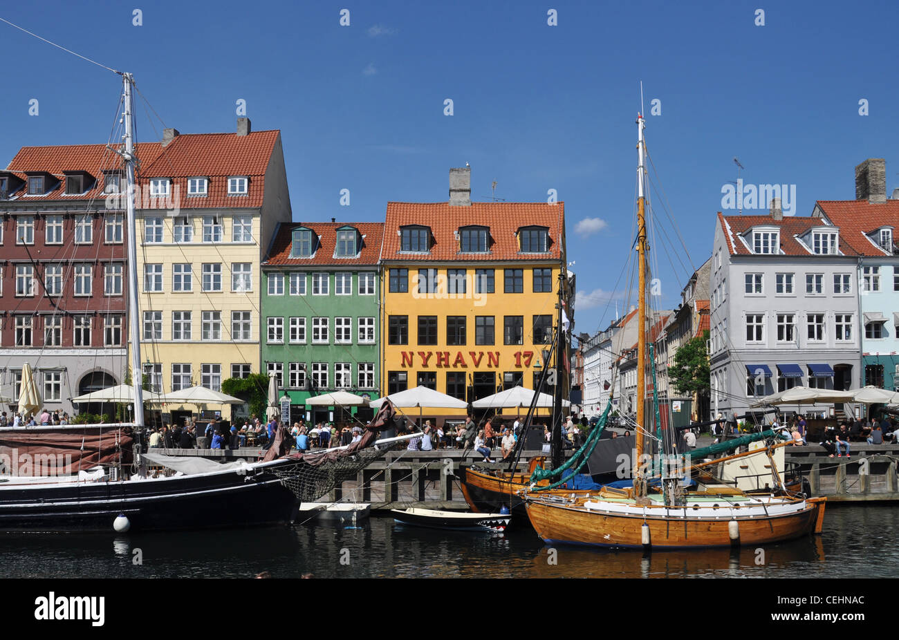 Nyhavn, Copenhagen, Denmark, Europe Stock Photo