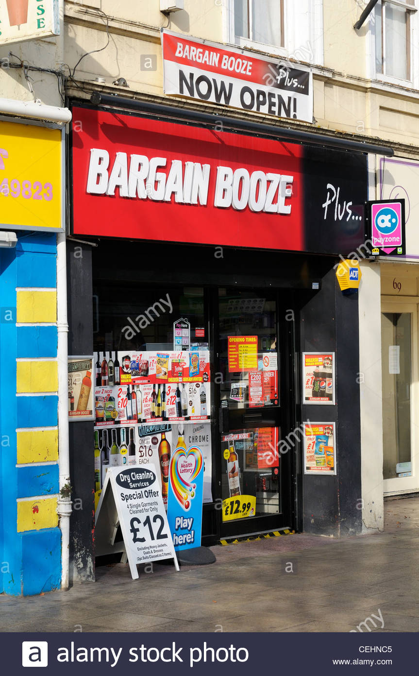 Bargain Booze High Resolution Stock Photography and Images Alamy