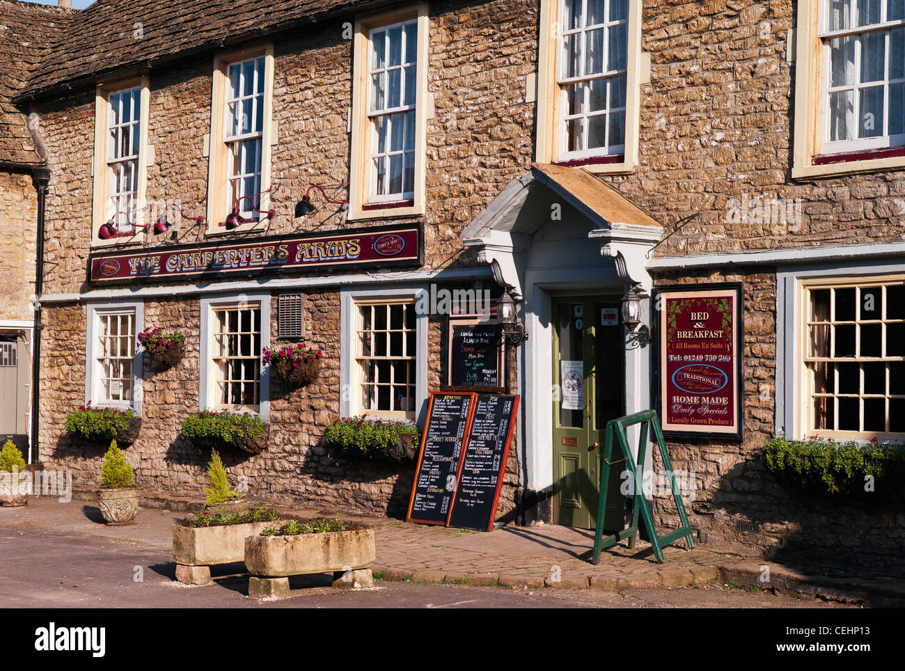 The Carpenters Arms inn in Lacock UK Stock Photo Alamy