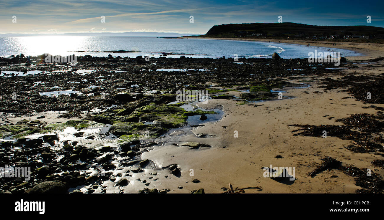 The village of Shandwick, Shandwick Bay, Cromarty Firth, Easter Ross, Scotland Stock Photo