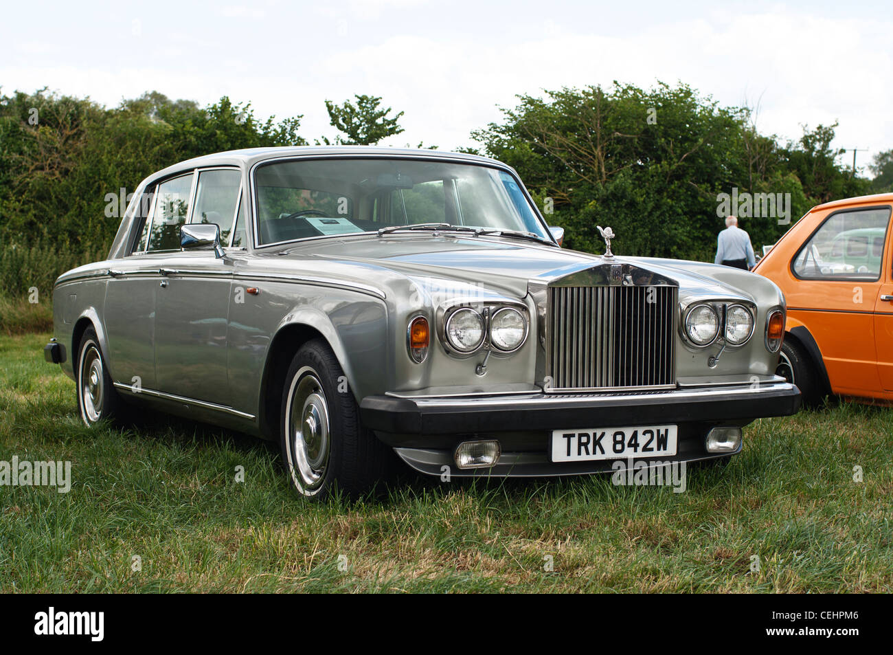 Old Rolls Royce from 1980s in UK Stock Photo - Alamy