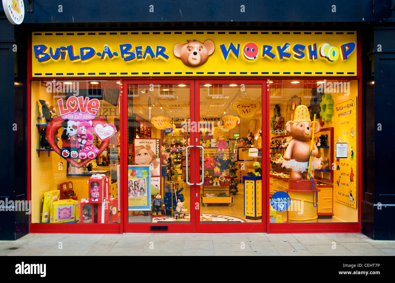 Build A Bear Workshop childrens store shop in city centre Stock Photo