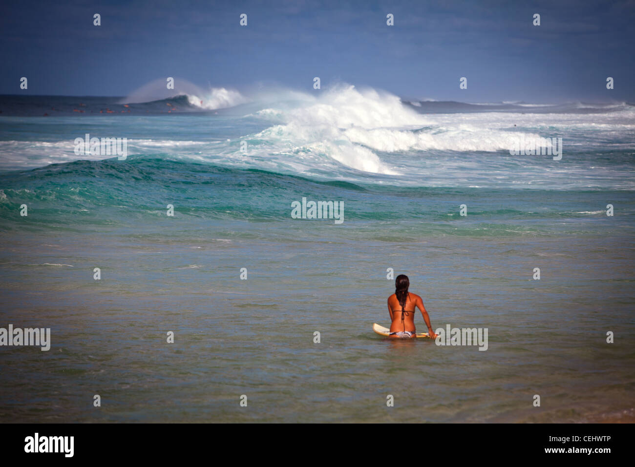 Hawaii's North Shore, Banzai Pipeline Stock Photo Alamy