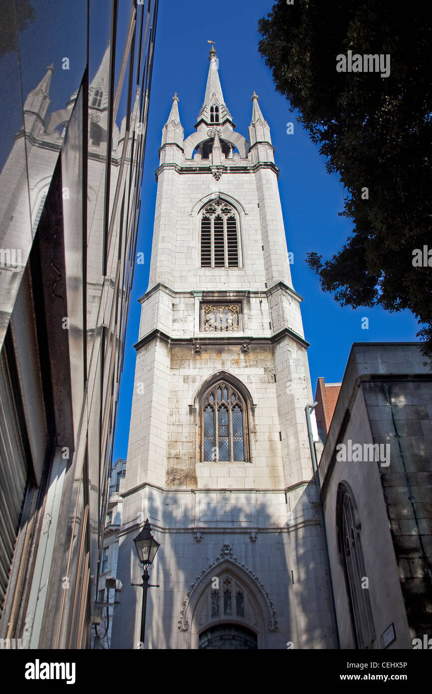 City of London St Dunstan in the East  February 2012 Stock Photo