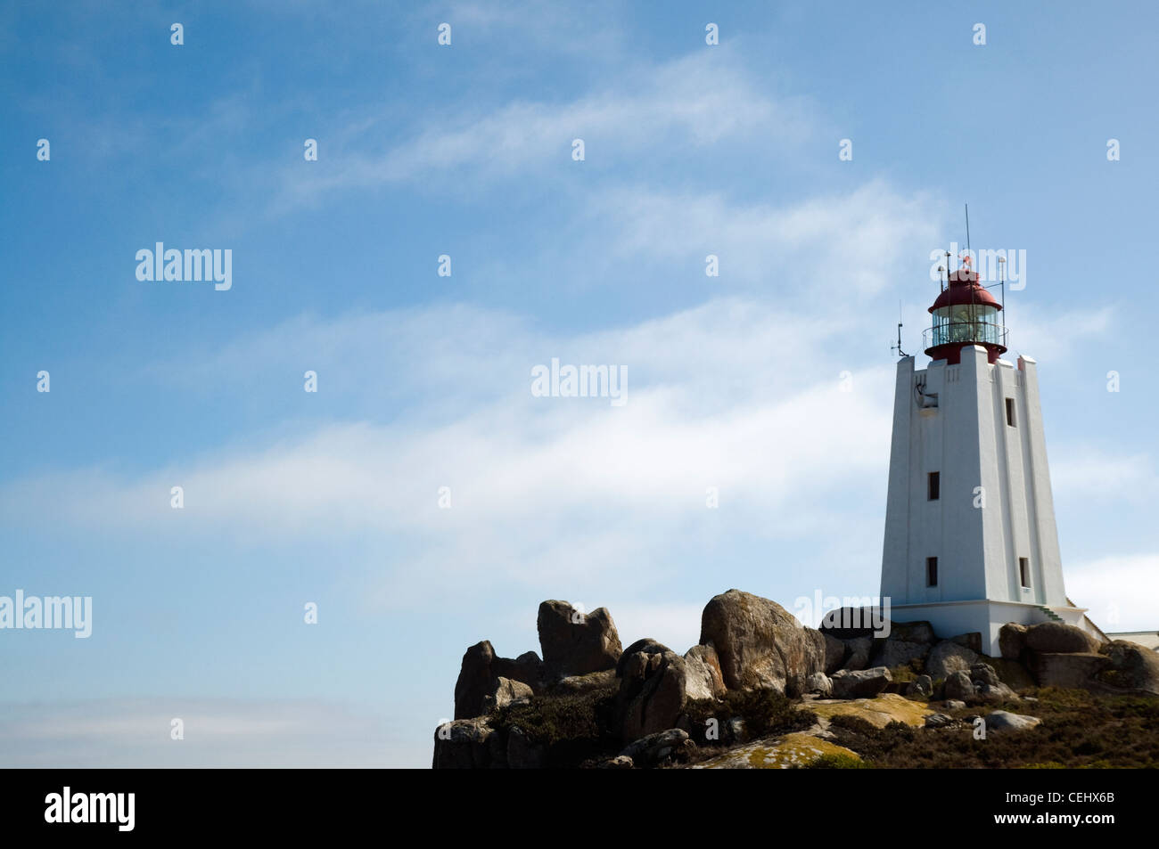Tietiesbaai,Cape Columbine Lighthouse,Cape Town,Western Cape Province Stock Photo