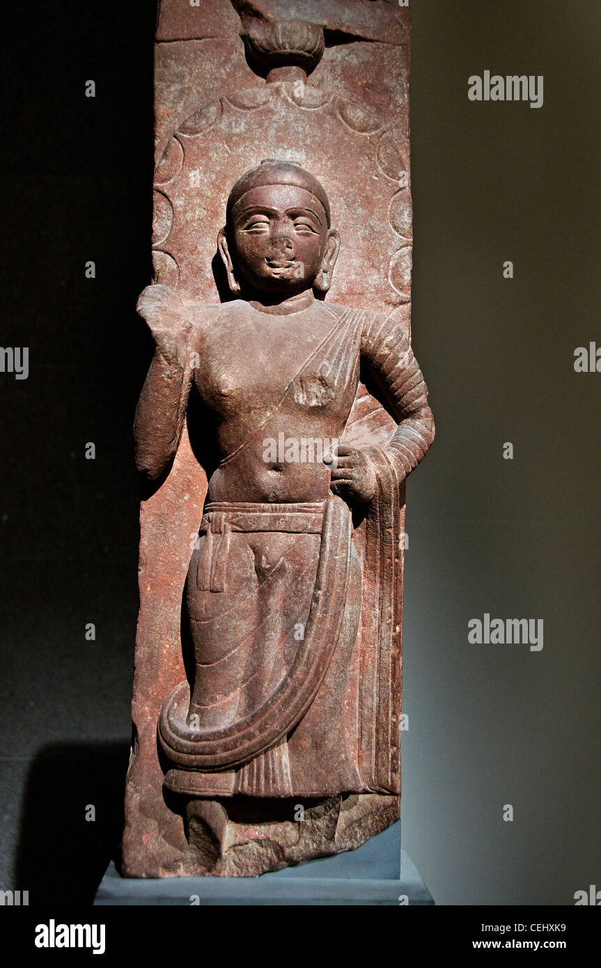 Buddha Mathura India Uttar Pradesh region of 11 century Stock Photo