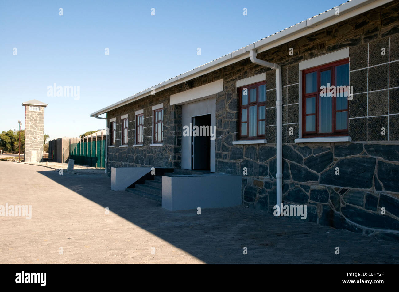 Robben Island Prison. Robben Island,Cape Town,Western Cape Province. Stock Photo