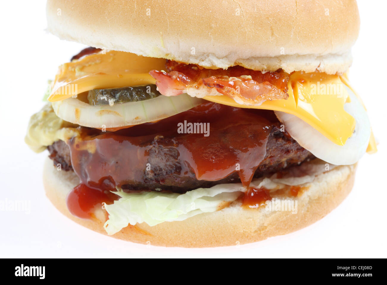 Hamburger, cheeseburger, ketchup, tomato sauce, red, bread, buns, rolls