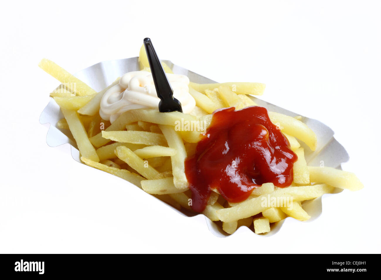 Nutrition, fast food. French fries Stock Photo - Alamy