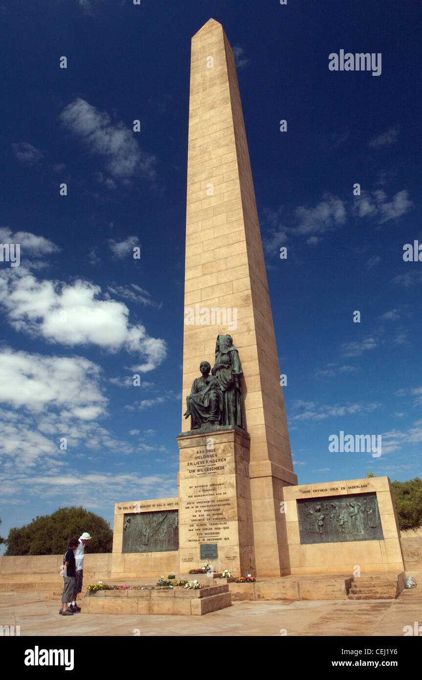 The Women's Memorial at Anglo-Boer War Museum,Bloemfontein,Freestate,South Africa Stock Photo