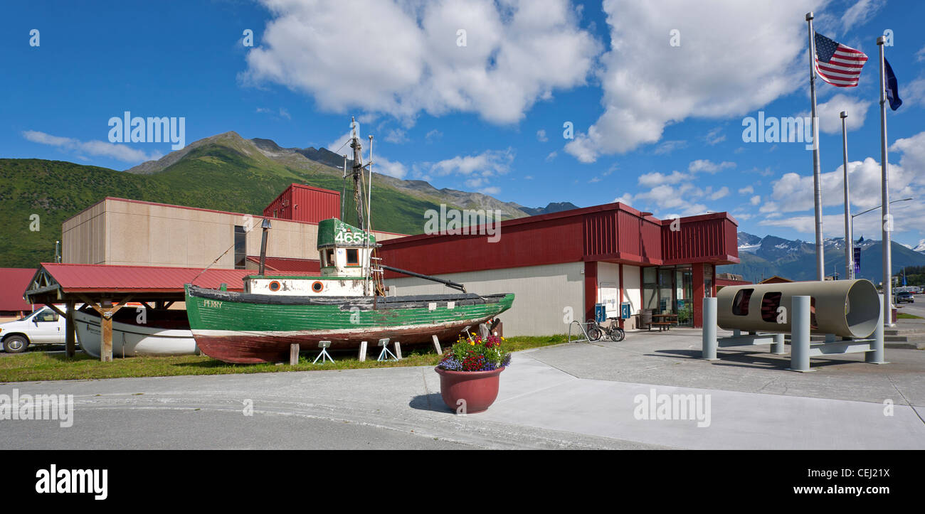 Valdez Museum. Alaska. USA Stock Photo Alamy