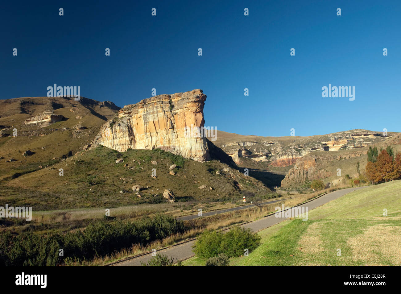 The Titanic Rock,Golden Gate National Park,Eastern Free State Province Stock Photo