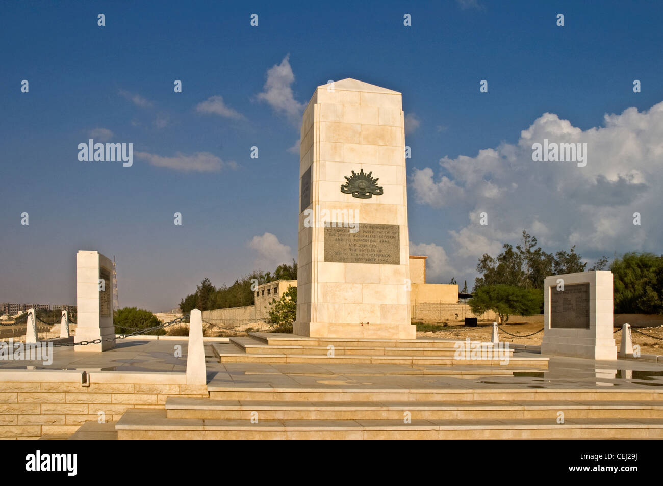 NORTH AFRICA, EGYPT, El Alamein, the Australian Memorial in the Military Cemetery Stock Photo