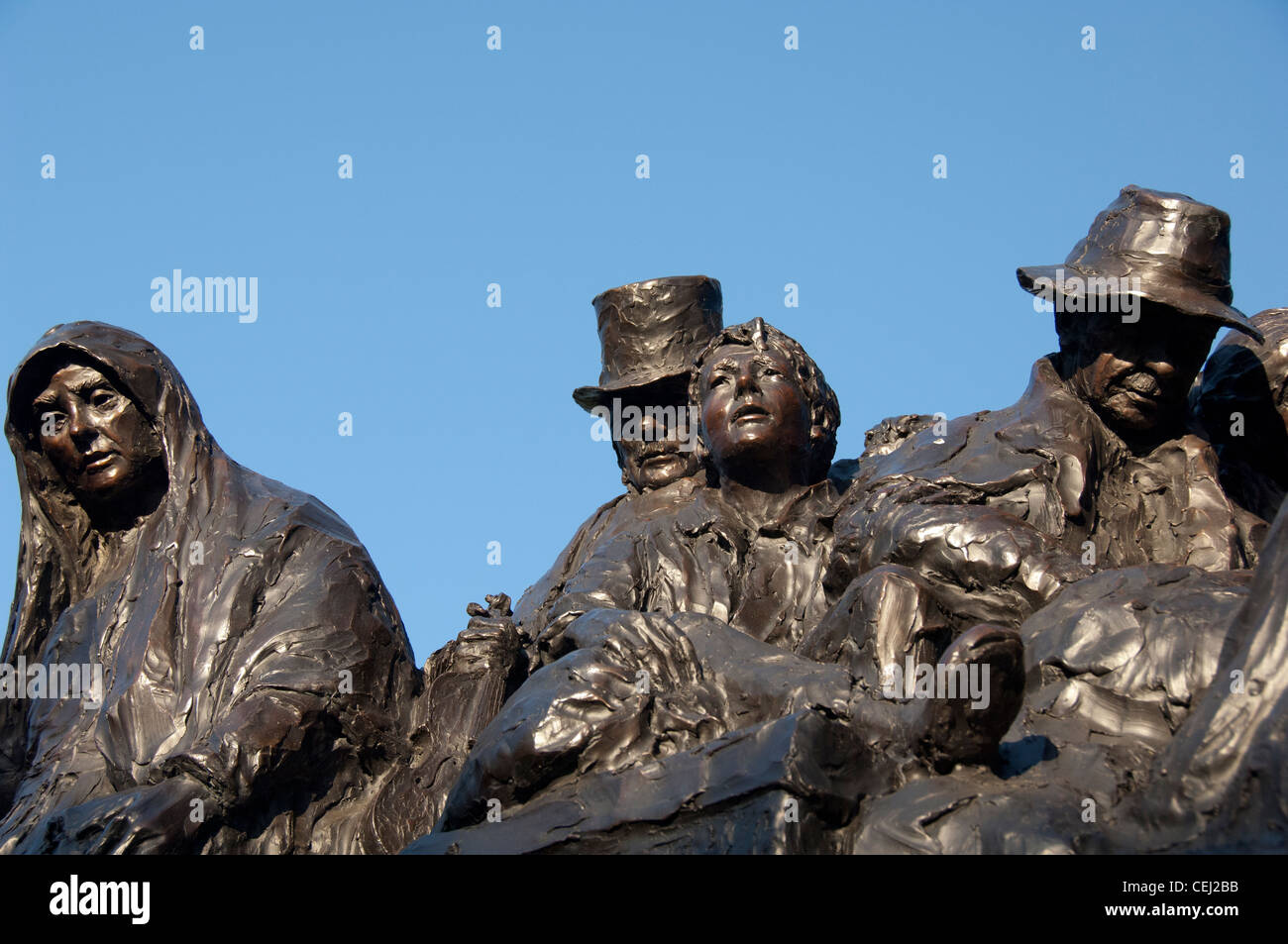 Pennsylvania, Philadelphia. Penn's Landing, The Irish Memorial Stock