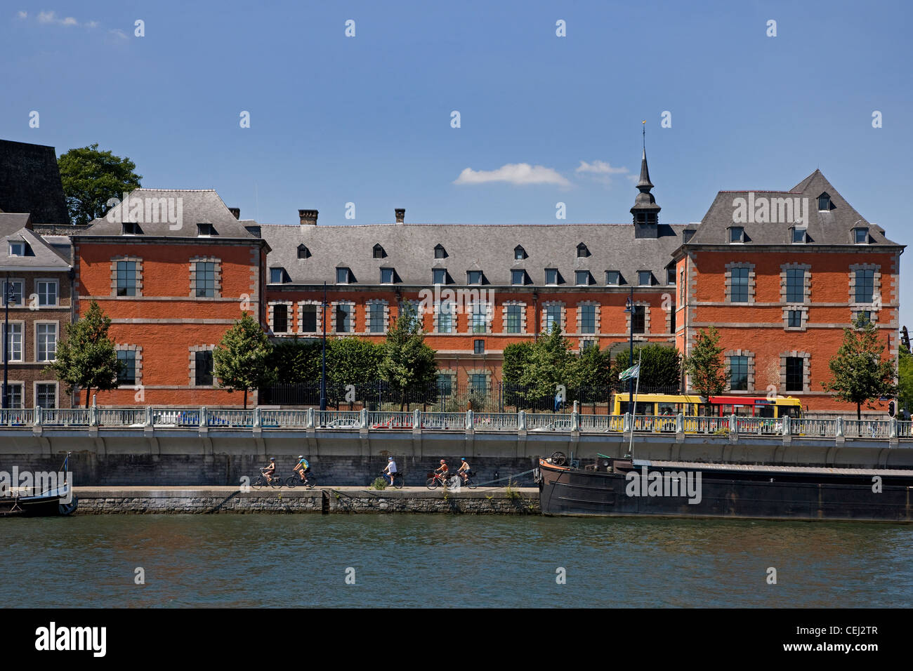 The Hospice Saint-Gilles / Walloon Parliament at Namur, Belgium Stock Photo