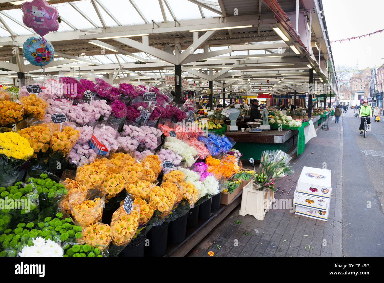 Leicester market flowers hires stock photography and images Alamy