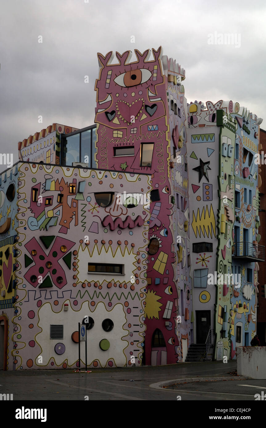 Funky building in Braunschweig Stock Photo