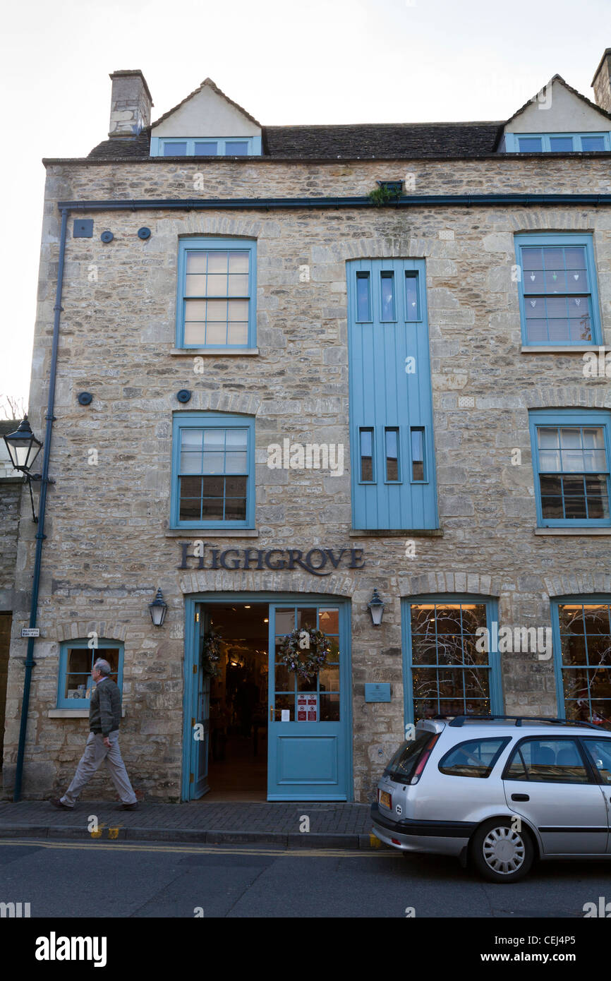 Highgrove shop in Tetbury selling produce from the estate of the Prince of Wales. Stock Photo