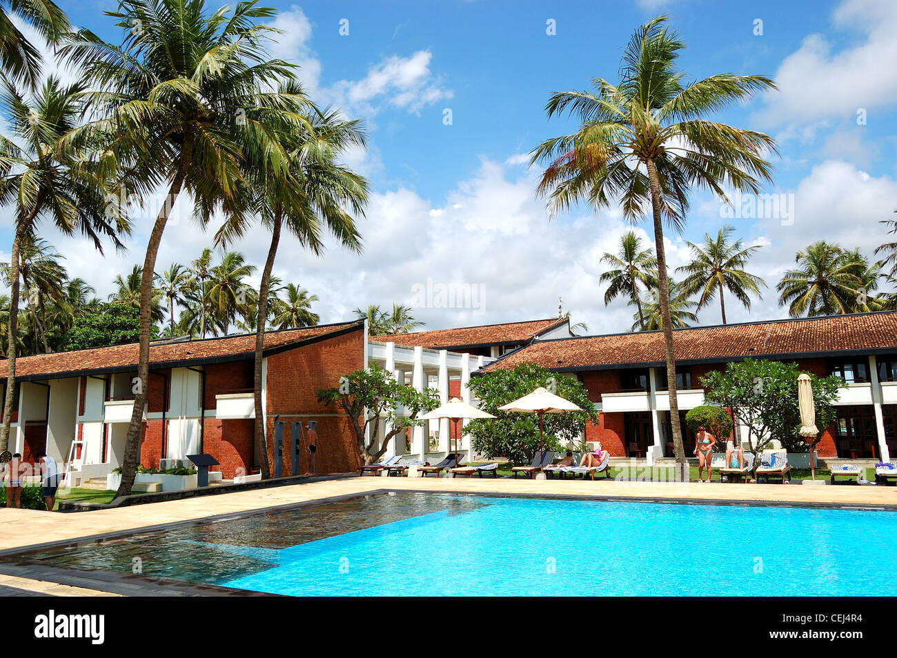 The swimming pool at luxury hotel, Bentota, Sri Lanka Stock Photo Alamy