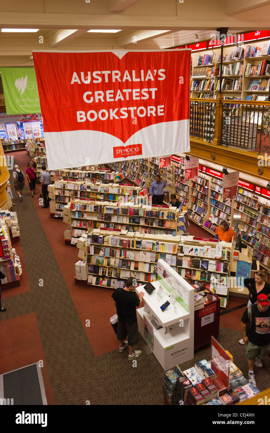 Dymocks Bookstore, Street, Sydney, Australia Stock Photo Alamy