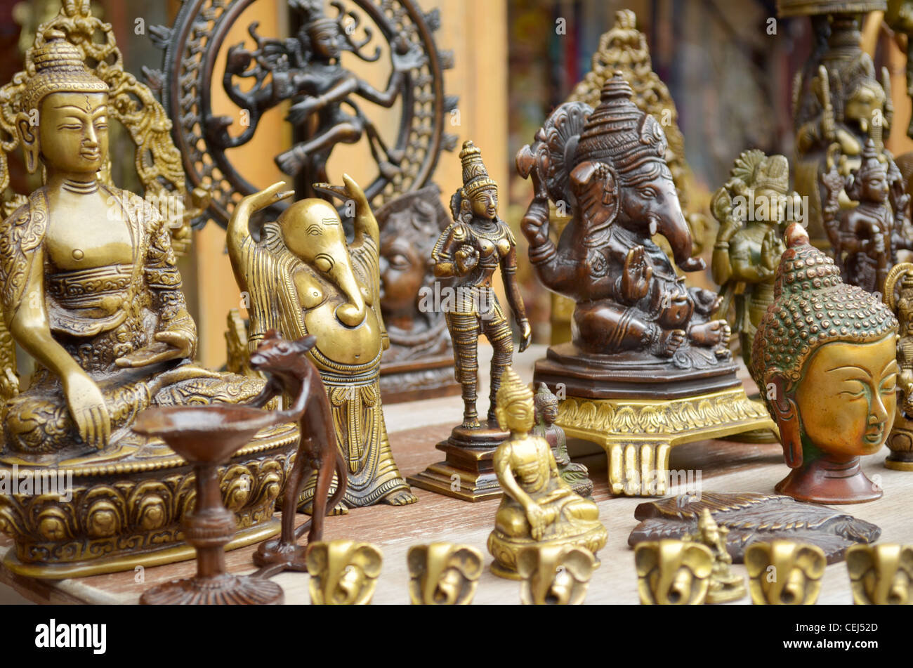 idols of gods Stock Photo Alamy