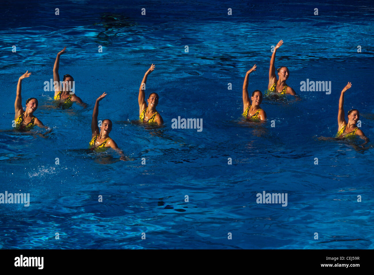 Team Synchronized Swimming competition at the 1994 World Aquatic