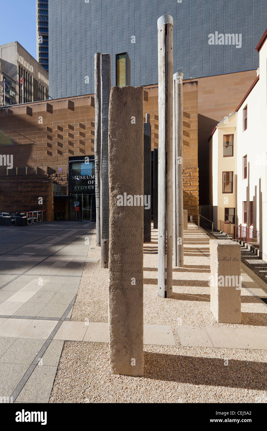 Edge of the Trees sculpture by Laurence and Fiona Foley and