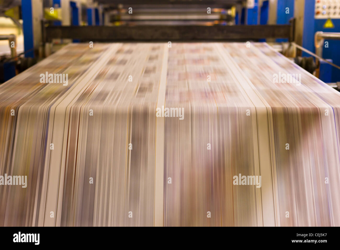 Newspaper printing press - Stock Image - V290/0048 - Science Photo