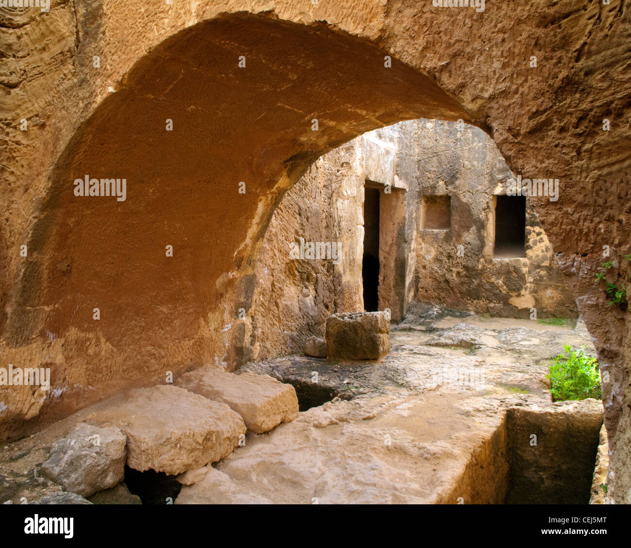 CY - PAPHOS: Tombs of the Kings (near Pafos) Stock Photo