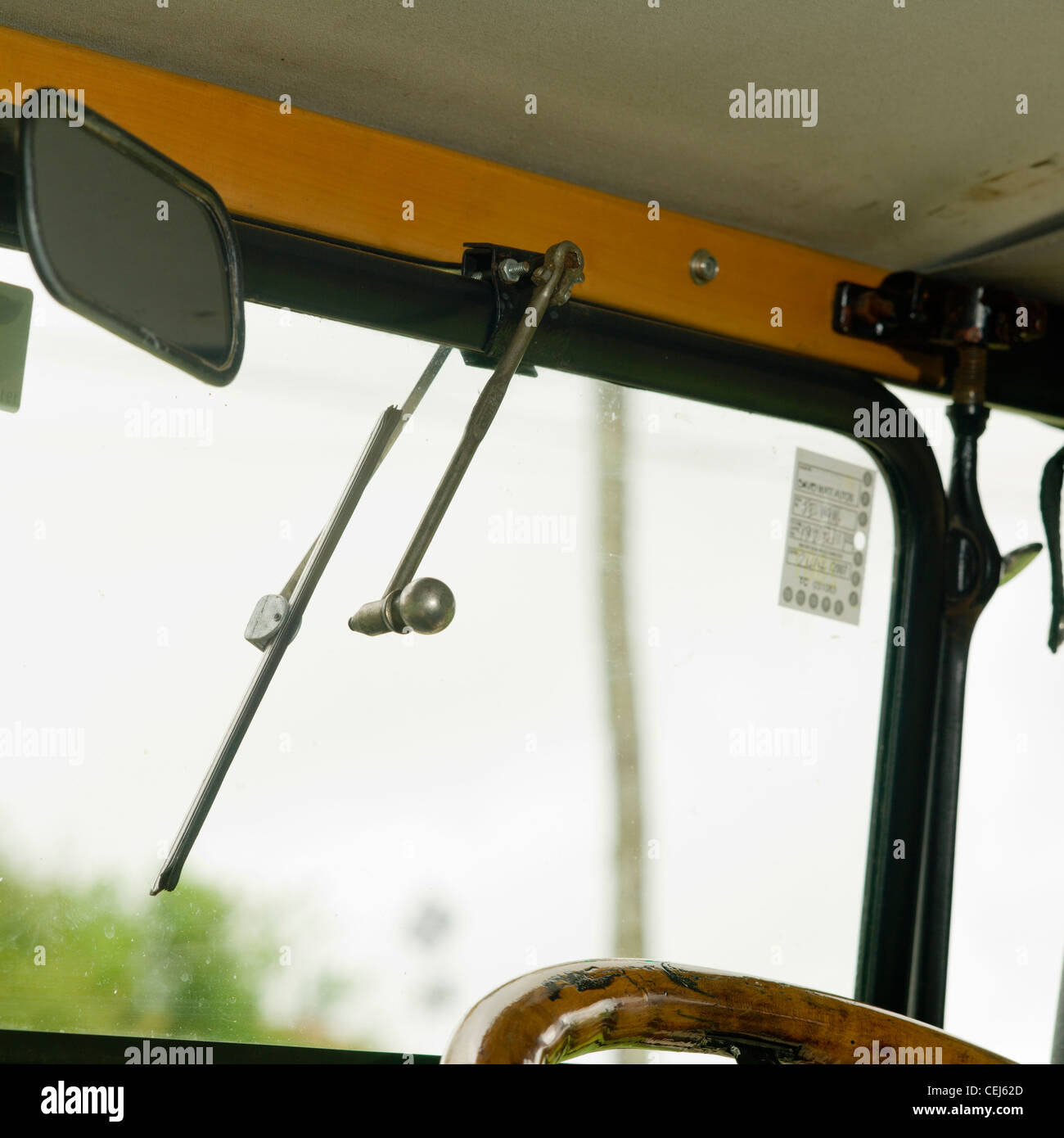 old vintage windscreen wiper Stock Photo Alamy