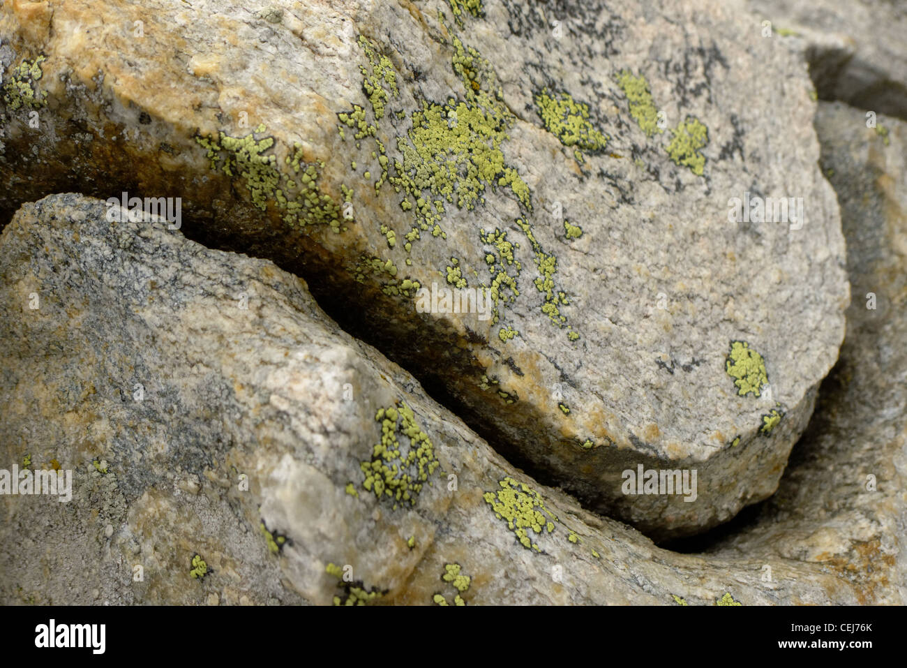 Gneiss rock formations Stock Photo