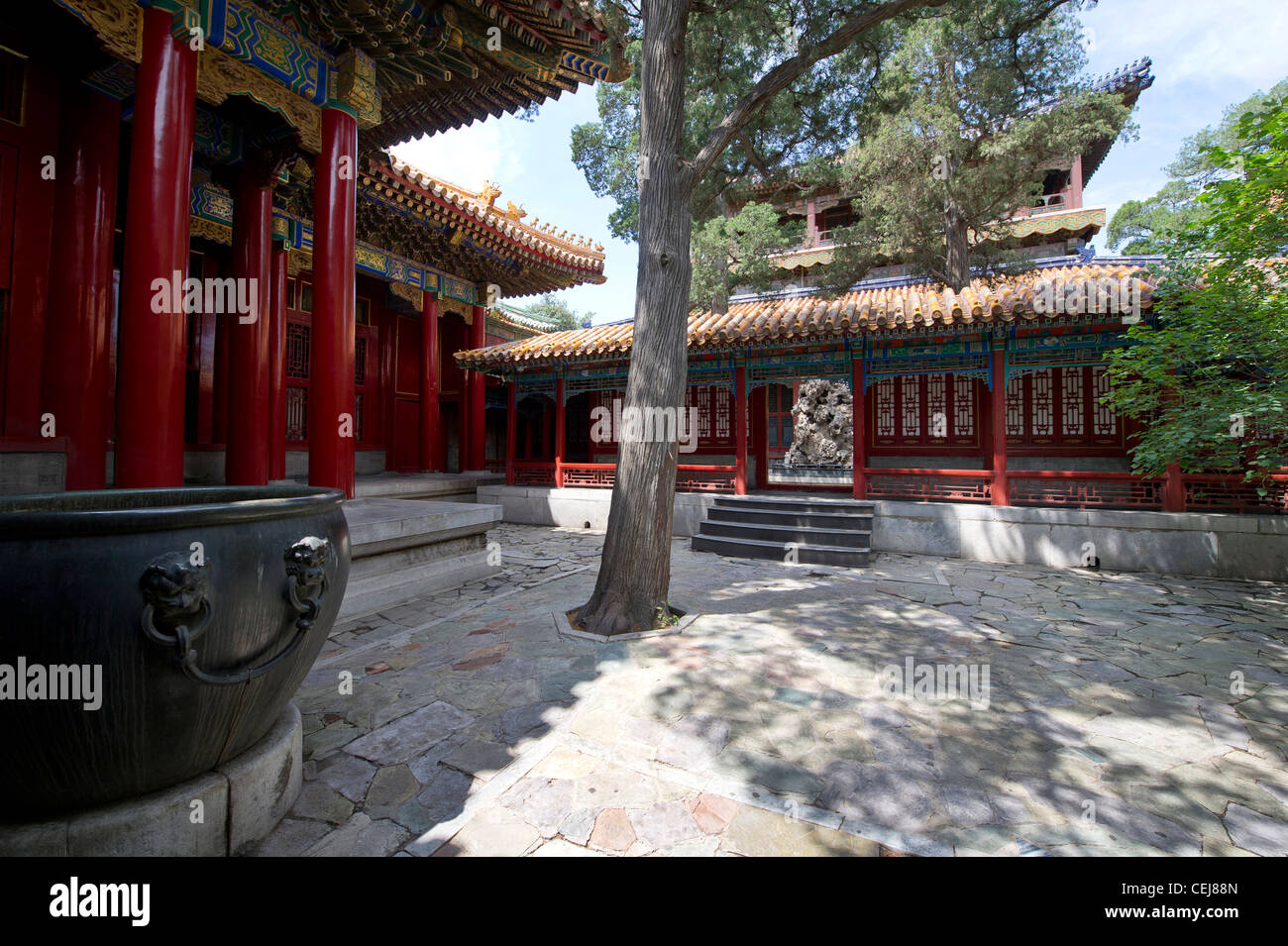 Inner court in Forbidden City, Beijing Stock Photo - Alamy