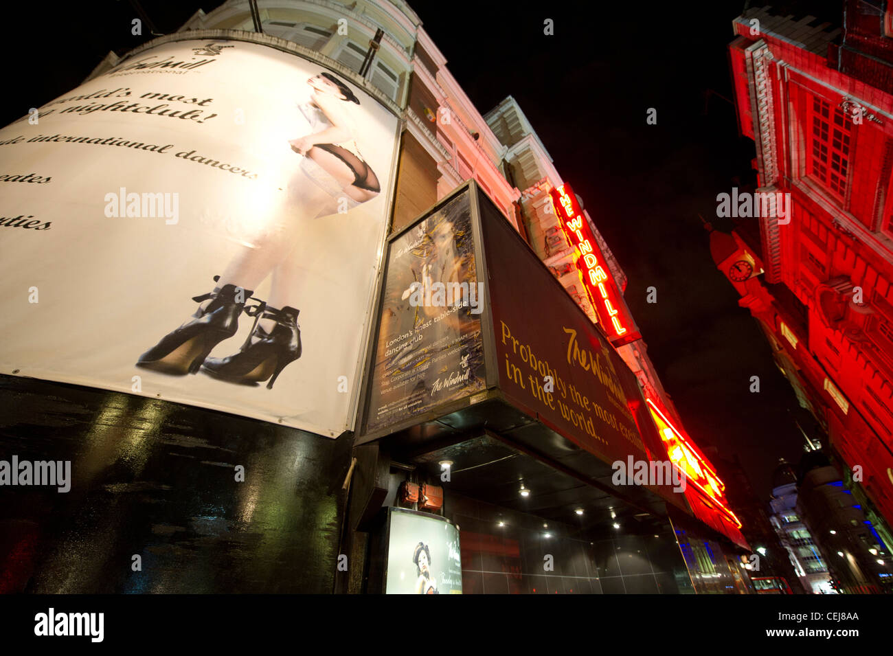 Windmill strip club in Soho Stock Photo