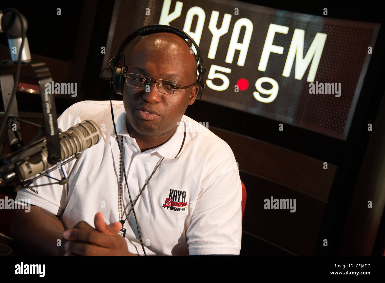 Thabo Mokwele,Kaya FM Dj,Johannesburg,Gauteng Stock Photo