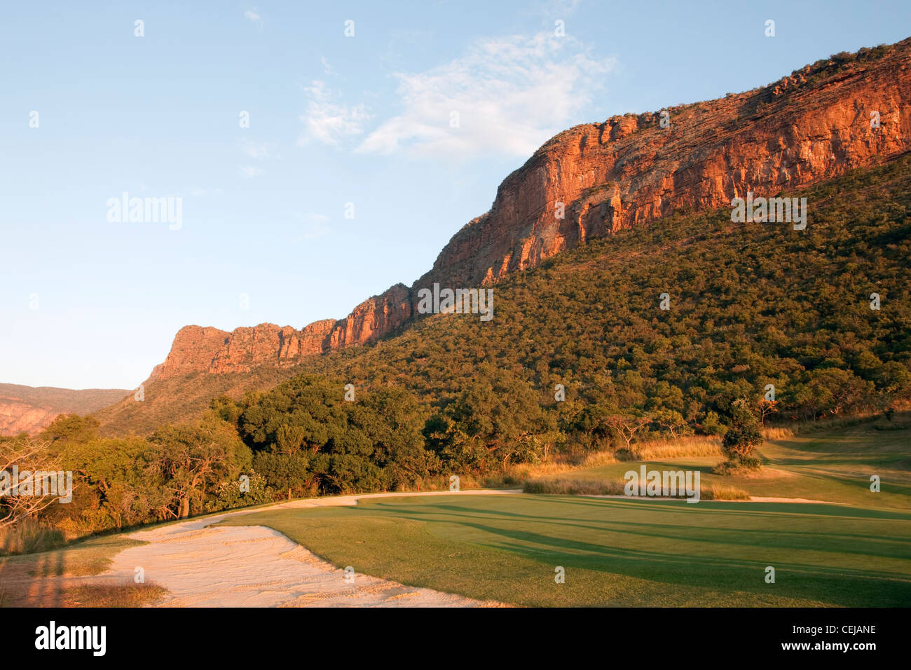 Golf course,Legends Golf Estate,Limpopo Province Stock Photo