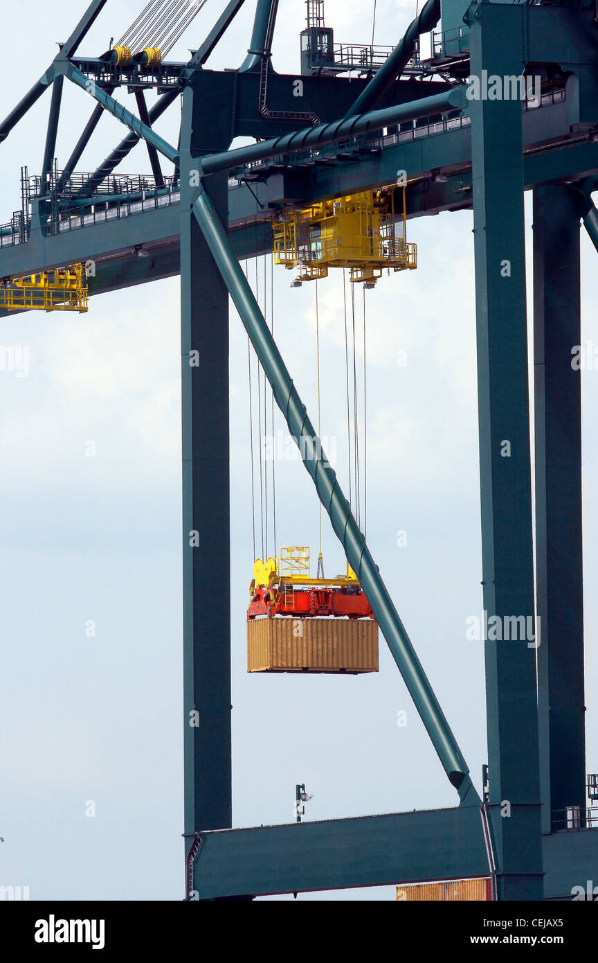 Stack Containers Port Operation Port High Resolution Stock Photography ...