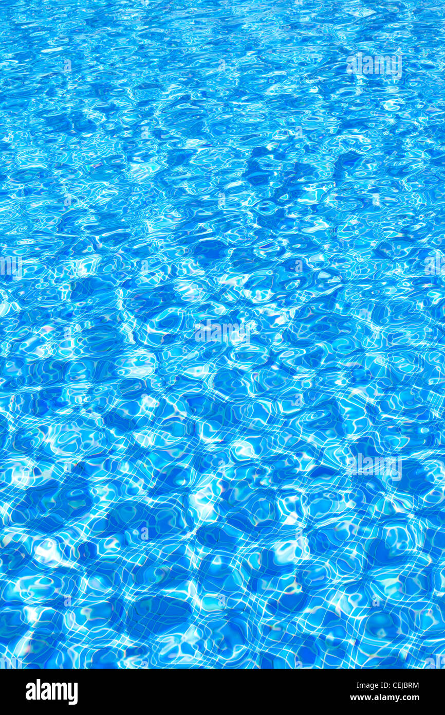 blue tiles pool water ripple texture background Stock Photo - Alamy