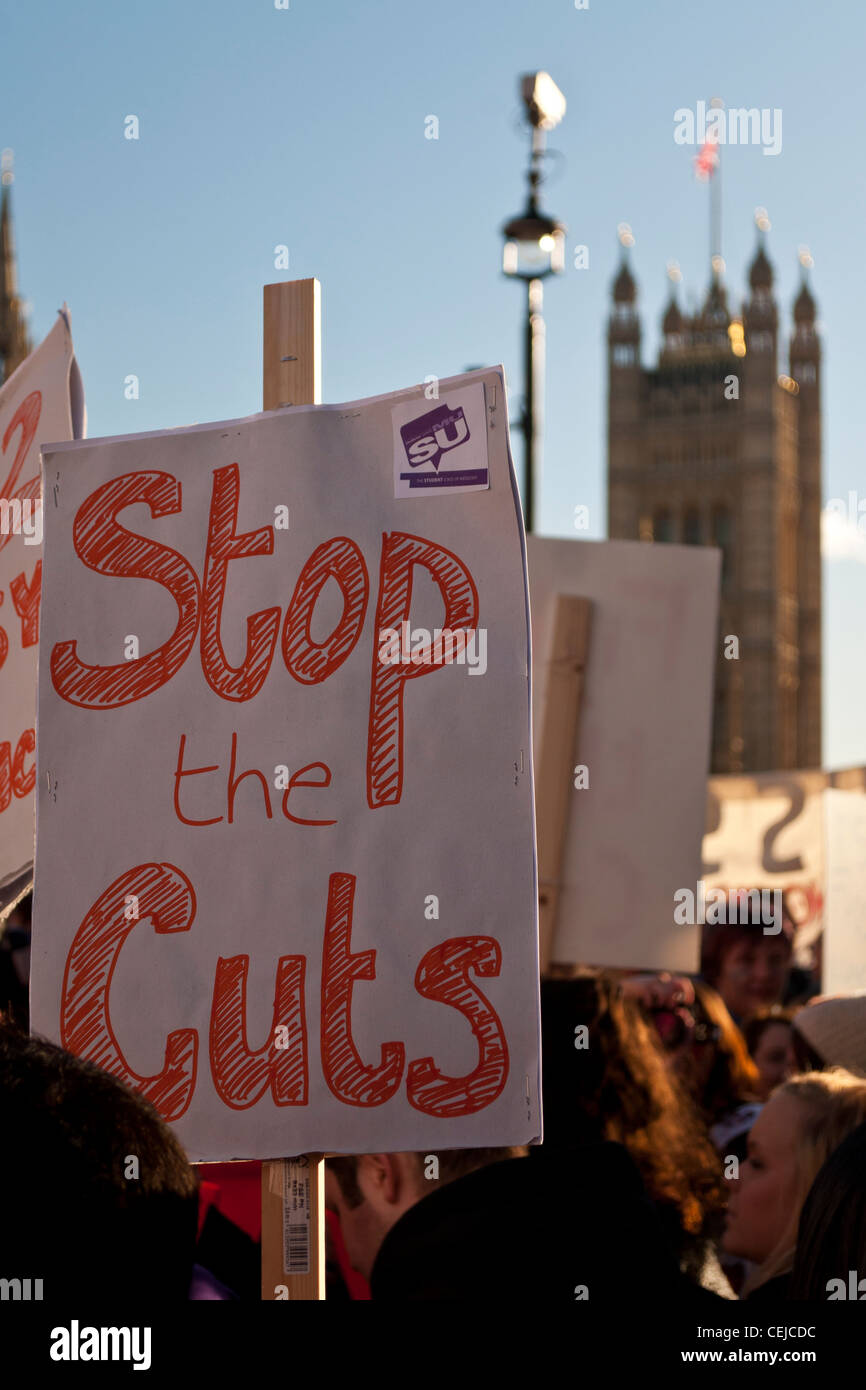 Students protesting against tuition fee increases on the NUS ...