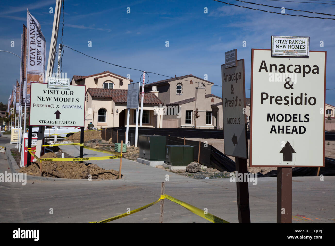 Chula Vista, California New home construction in the Otay Ranch