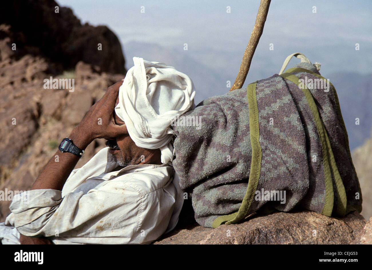 Desert Bedouin nomad Stock Photo - Alamy