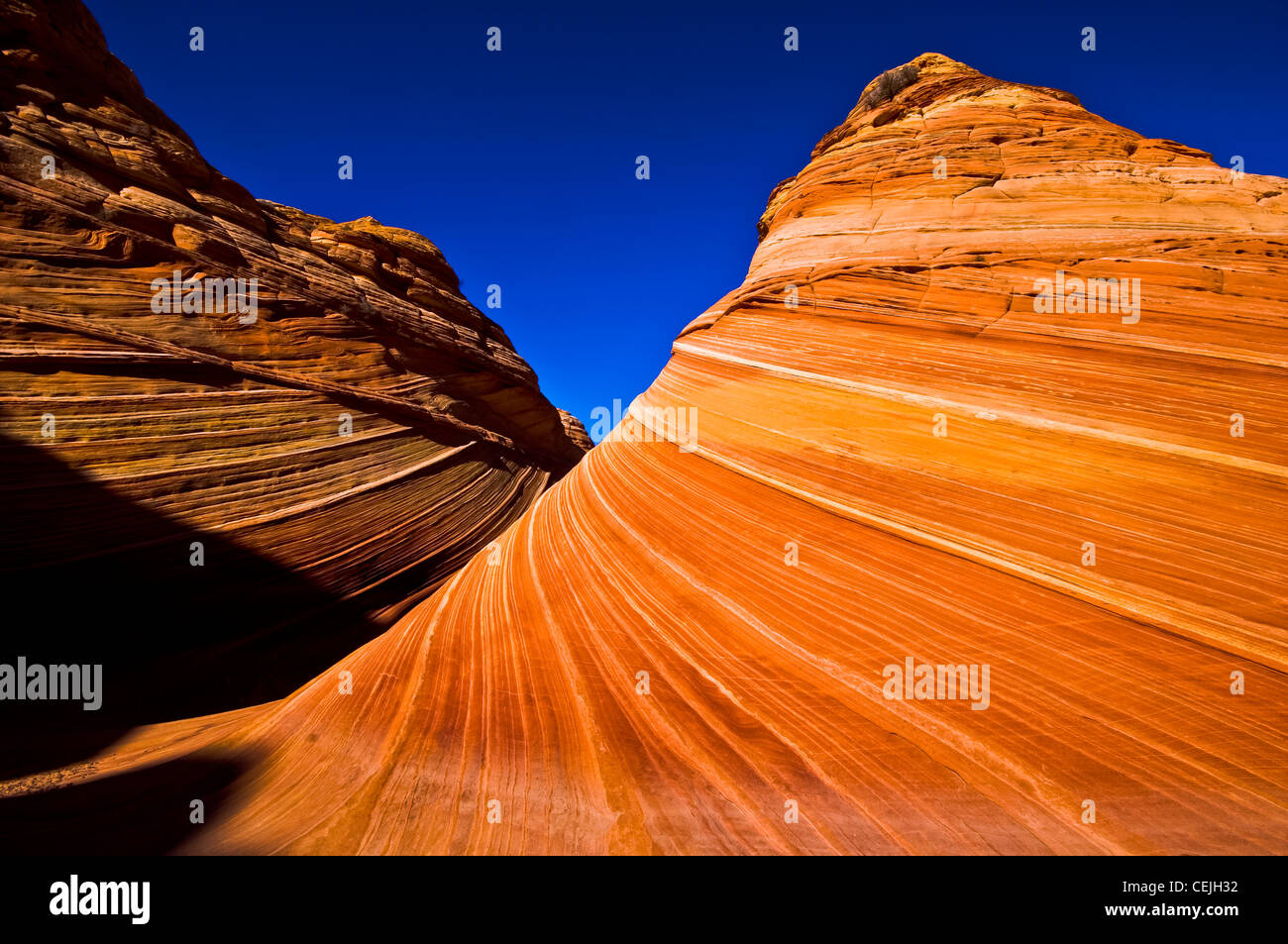 Arizona Utah Rocks The Wave is a sandstone rock formation located in the United States of ...