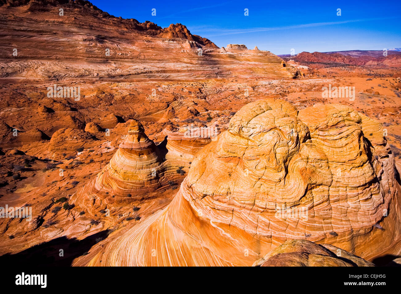 Arizona Utah Rocks The Wave is a sandstone rock formation located in the United States of ...