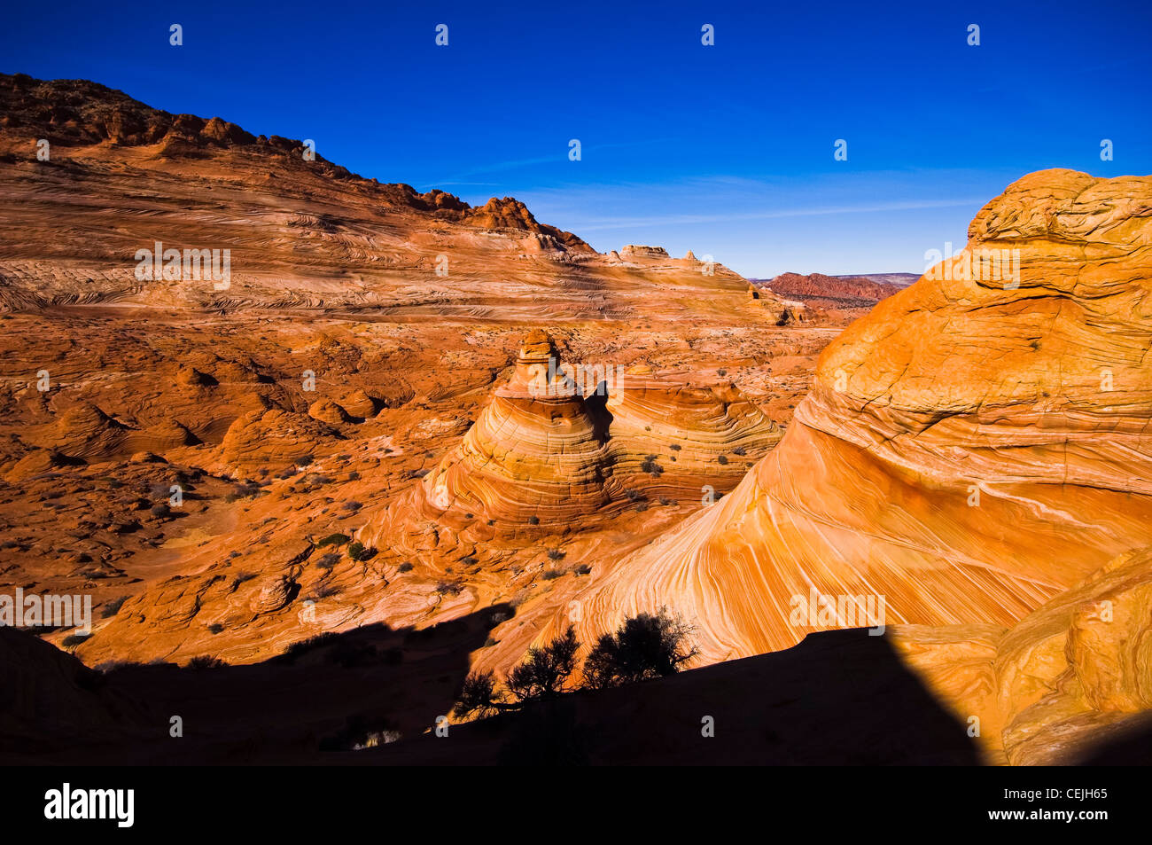 Arizona Utah Rocks The Wave is a sandstone rock formation located in the United States of ...