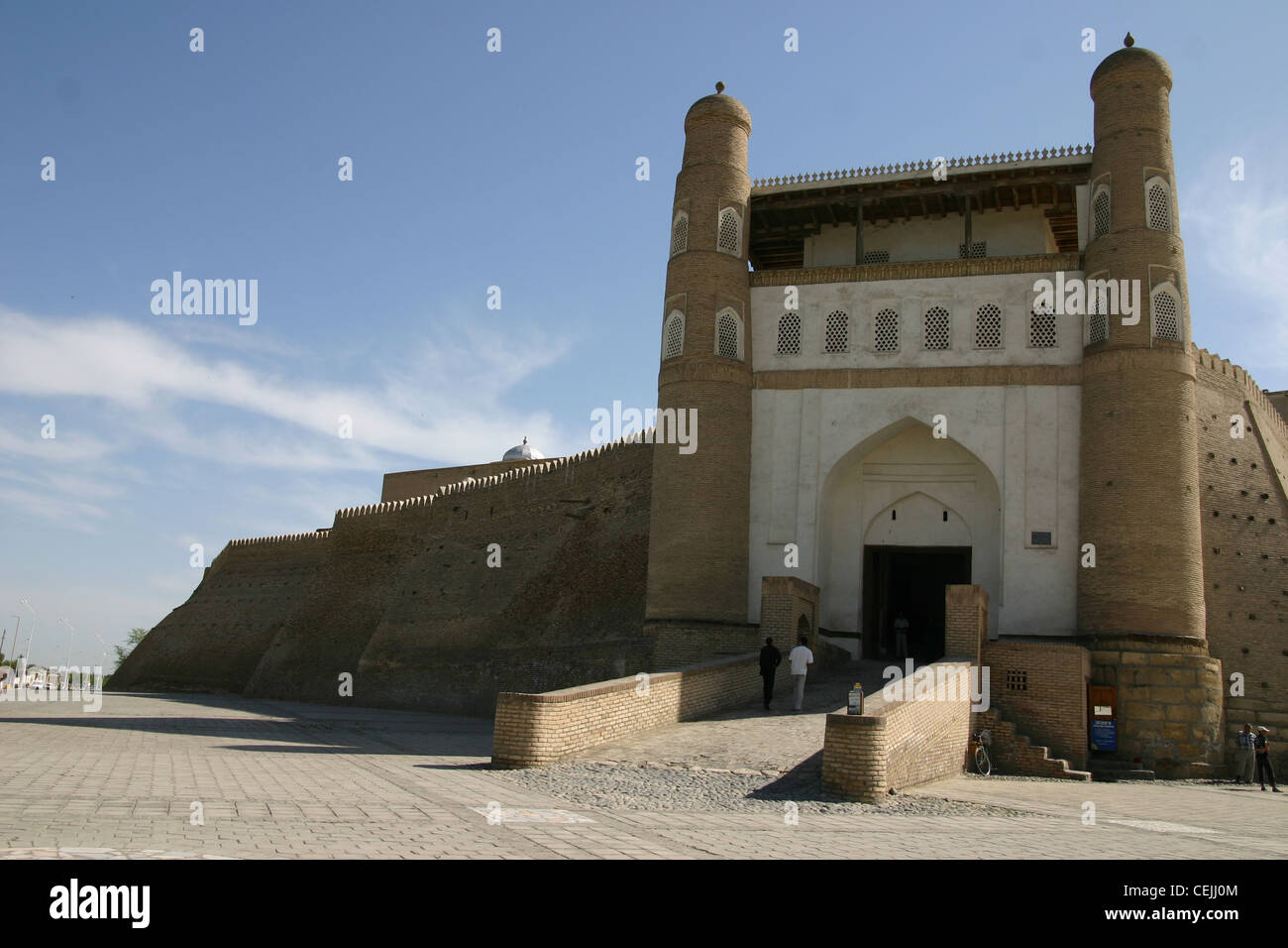 Bukhhara Ark Fortress Stock Photo
