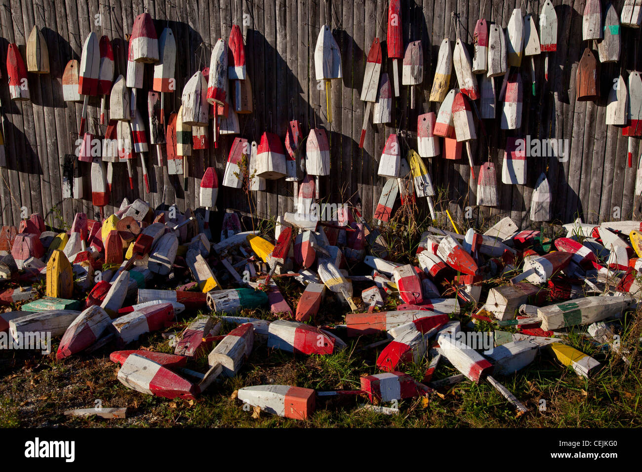 Coastal life in Maine Stock Photo Alamy